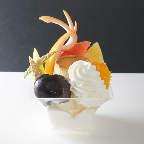 プリンアラモード