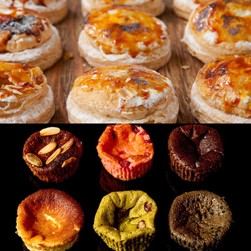 ブリュレクリームパイ・バスクチーズケーキ