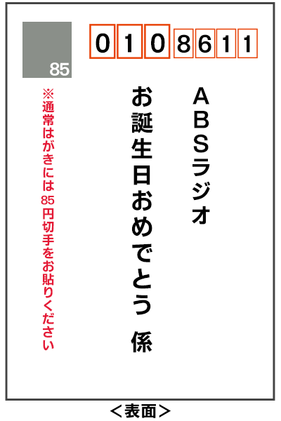 ハガキの書き方