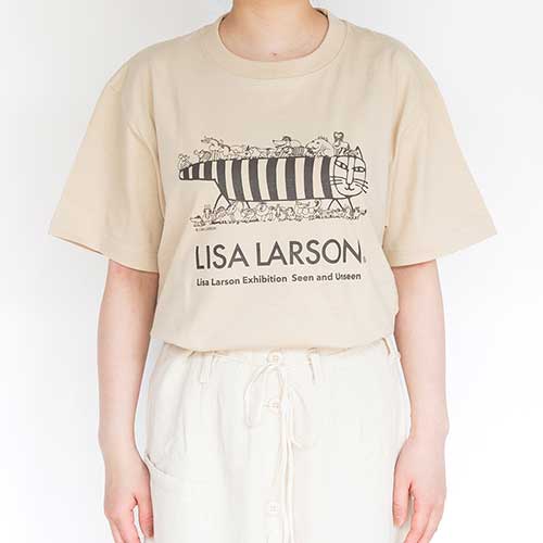Tシャツ(マイキーとあんしんあにまるず・サンドベージュ)