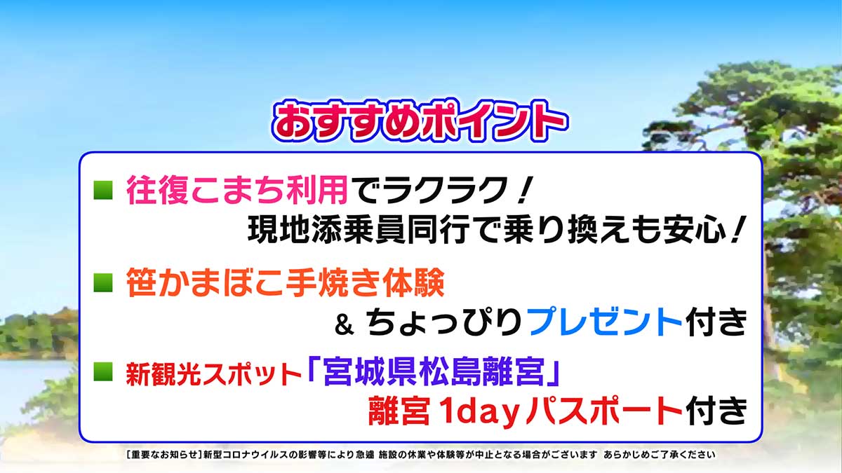 秋田新幹線で行く　松島日帰り旅