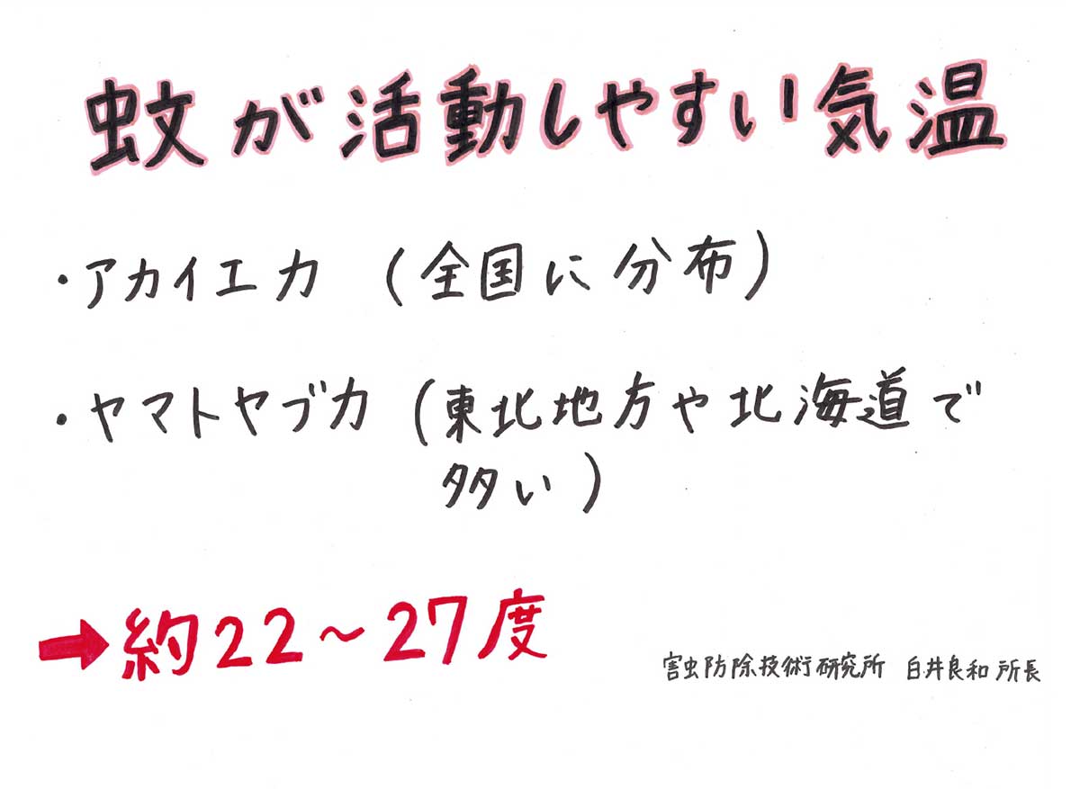 9月は蚊に注意！