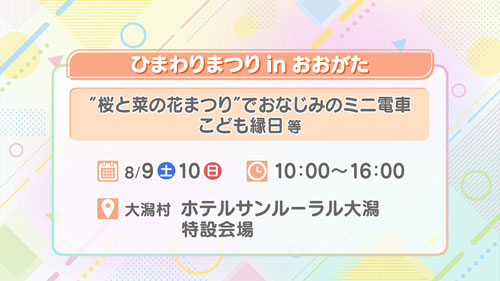 ひまわりまつりinおおがた
