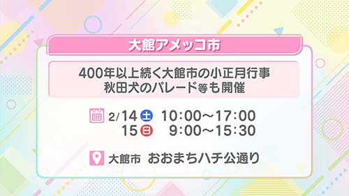 大館アメッコ市