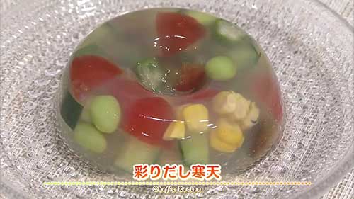 彩りだし寒天