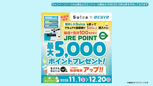 JRE POINTがもらえるキャンペーン