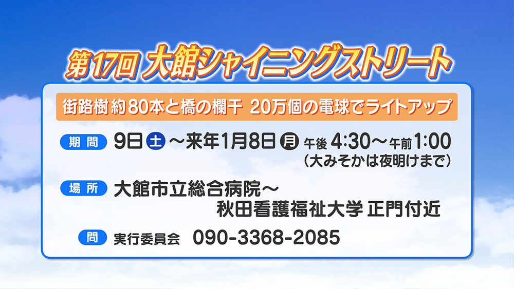 大館シャイニングストリート