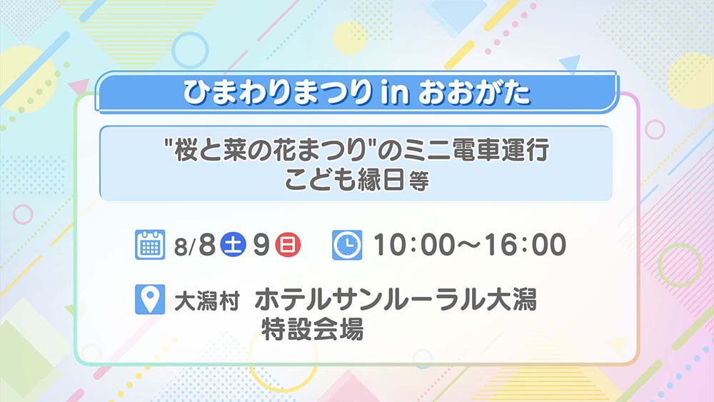 ひまわりまつりinおおがた