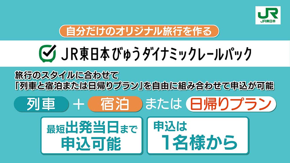 JR東日本びゅうダイナミックレールパック