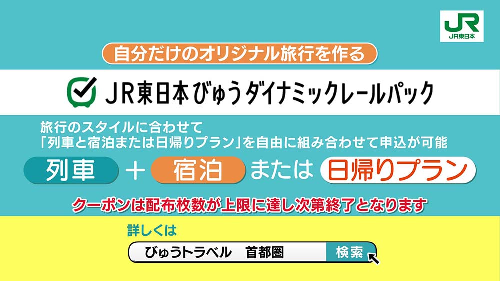 JR東日本びゅうダイナミックレールパック