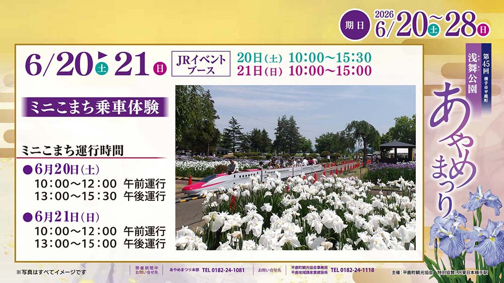 第45回浅舞公園あやめまつり