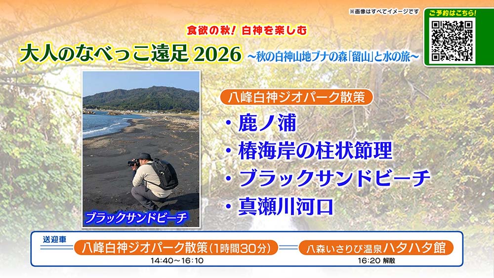 大人のなべっこ遠足2026~秋の白神山地ブナの森『留山』と水の旅~