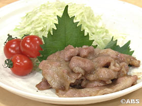 [減塩レシピ]豚肉のしょうが焼き