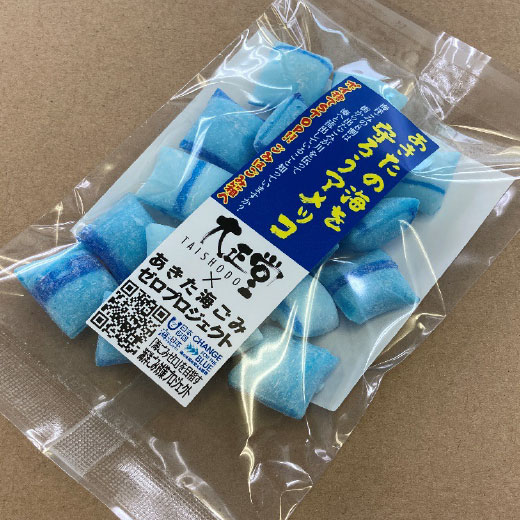 大館アメッコ市<br>大正堂「あきたの海を守ろうアメッコ」<br>2月10日、11日 限定販売