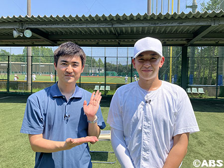 伊藤樹投手と２ショット