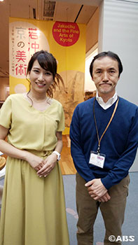 秋田県立近代美術館学芸員・保泉充さんとギャラリートーク※入り口前での写真撮影および写真のブログ掲載の許可は得ています