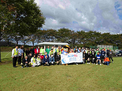 落合運動公園・桜並木でクリーンアップ！