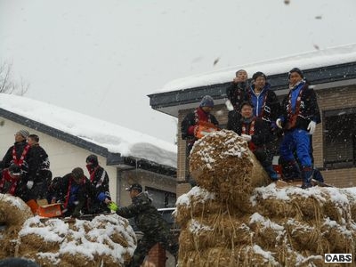 刈和野の大綱引き～綱のばし～