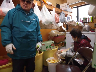 秋田市の漬け物名人　古木さん（８２才）