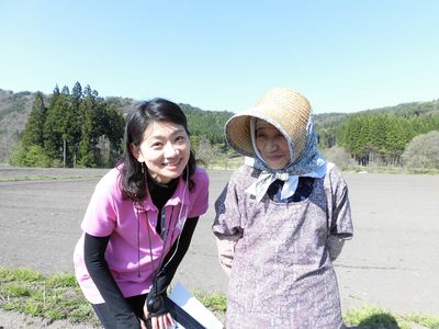 おばあちゃんと２ショット