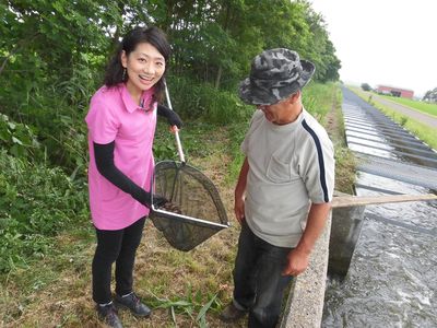 小魚・小エビ獲り体験～三種町　元ちゃん農園～