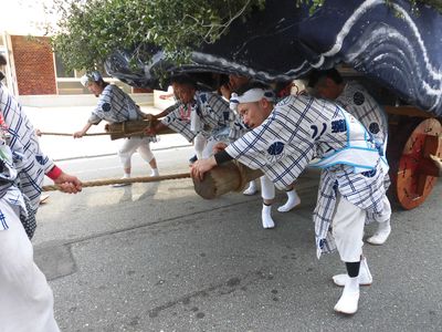 車輪を動かす