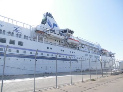 秋田港クルーズターミナル　クルーズ港寄港！