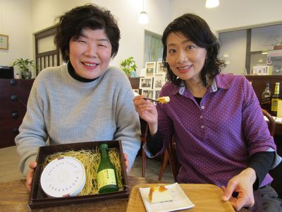秋田５酒蔵の「酒米チーズケーキ」