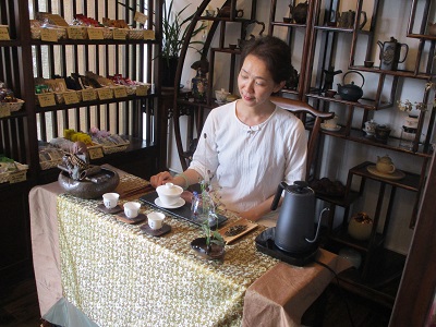 caina tea cafe 静舎「お茶教室」