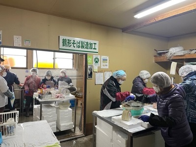 能代市特産「鶴形そば」