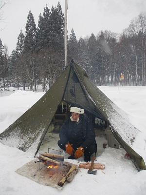 北欧の杜で冬キャンプ!