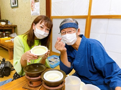 八森に「松岡食品」で手作り豆腐体験！