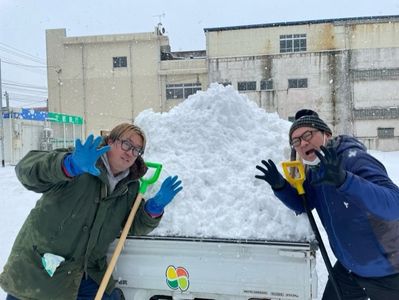 能代市「雪かき機動隊　ザ　タイガーモービルズ」