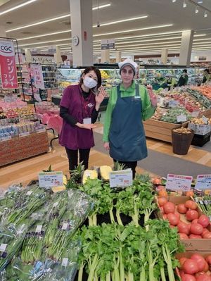 日本語を覚えながら仕事も頑張ります🥬