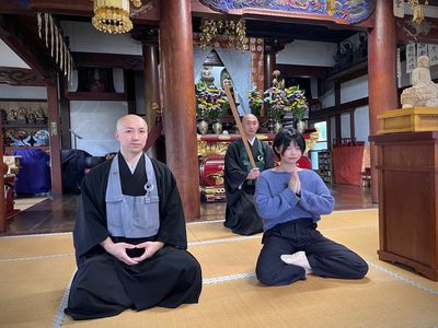 珠林寺で坐禅を学ぶ！
