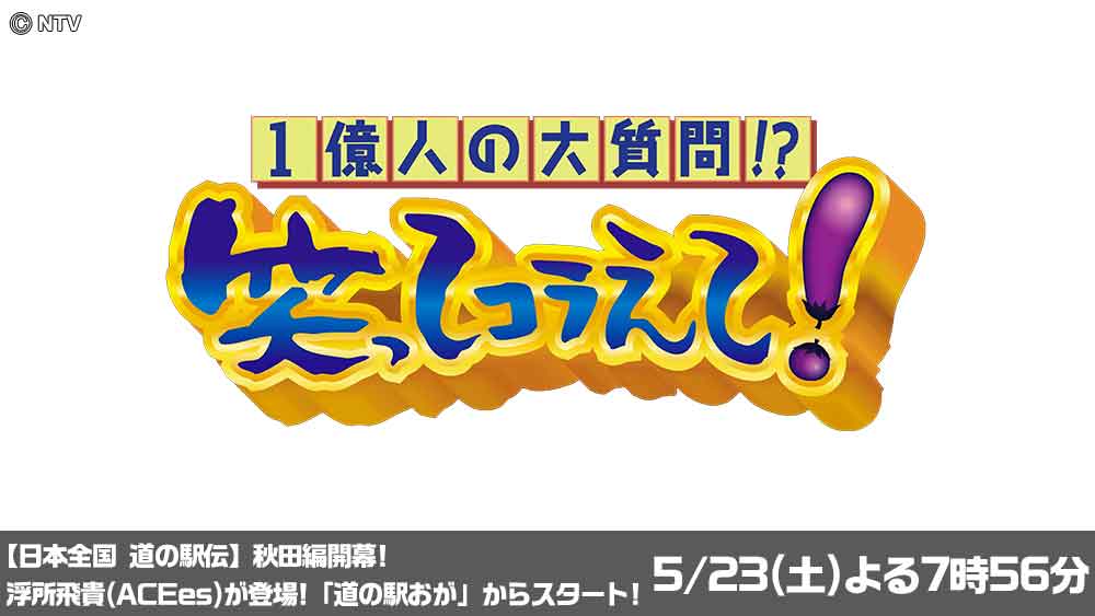 1億人の大質問!?笑ってコラえて!