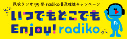 民放連radiko普及推進キャンペーン