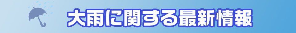 大雨に関する情報