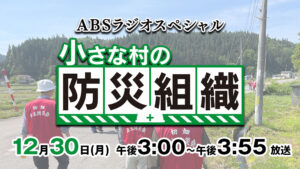 小さな村の防災組織