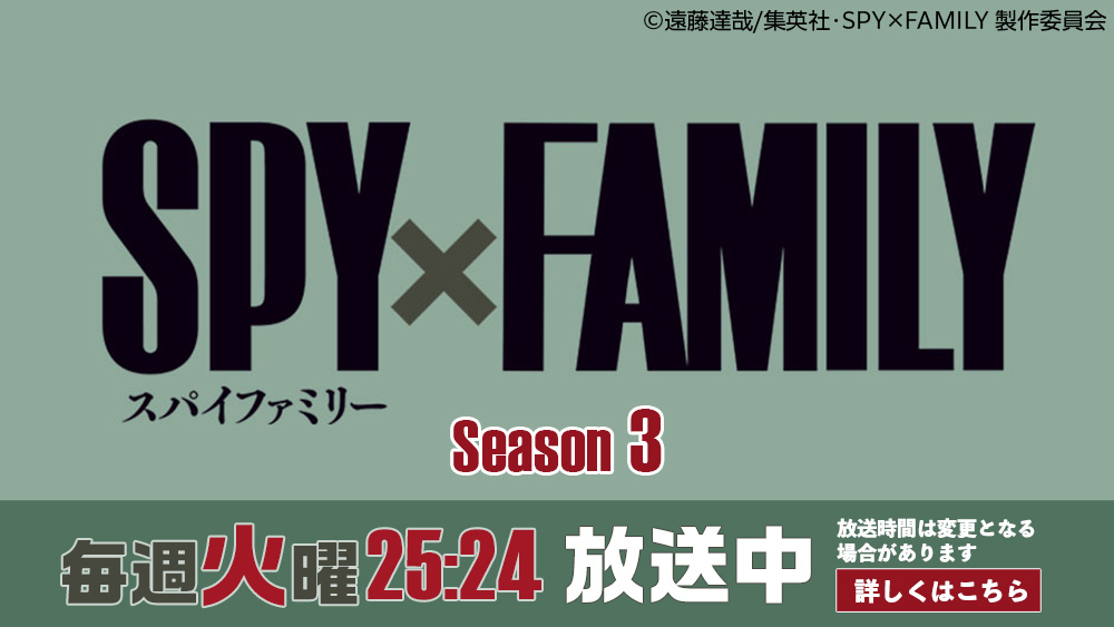 『SPY×FAMILY season3』